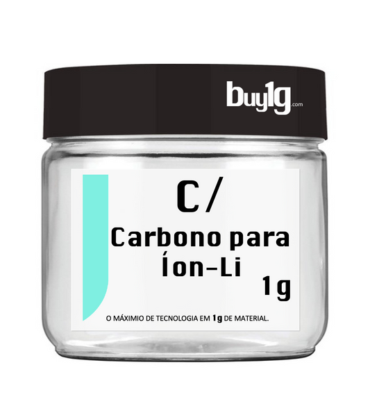 Nanopartículas de Carbono (C) suportadas em Carbono - Bateria de íon-Li